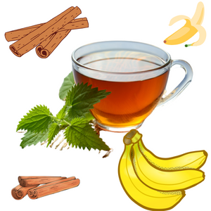 Chá de Banana e Canela