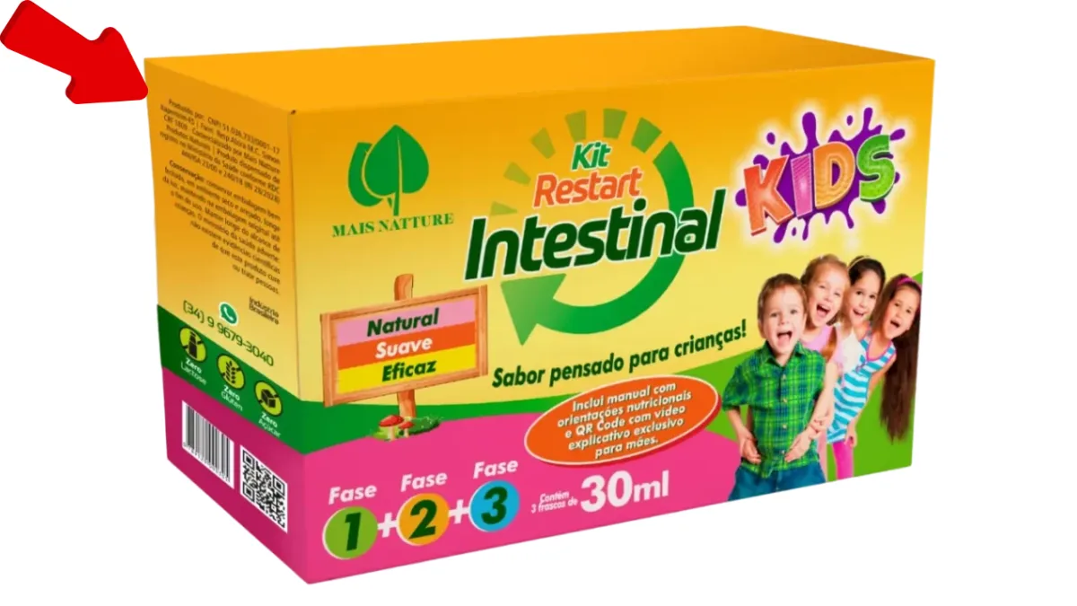Kit Restart Intestinal Kids Funciona