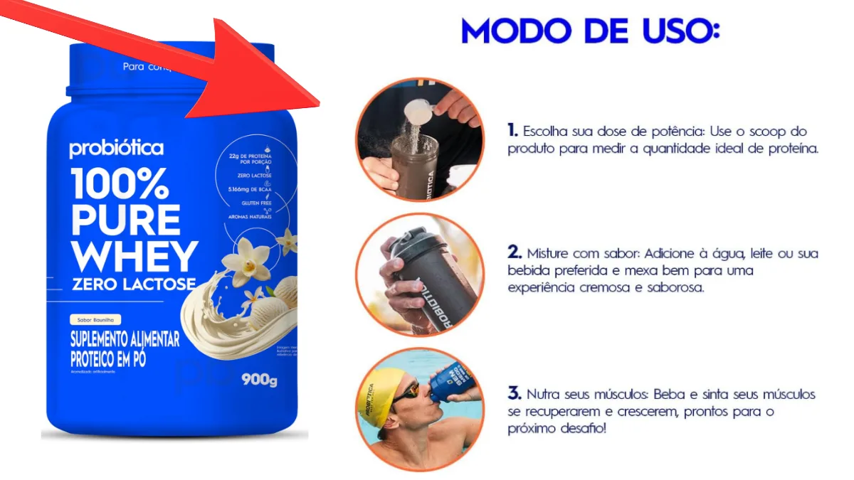 Whey Protein Sem Lactose Pure