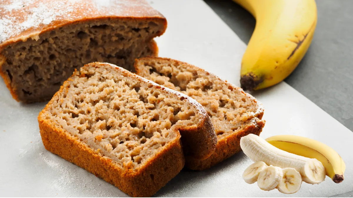 receita de bolo de banana saudável