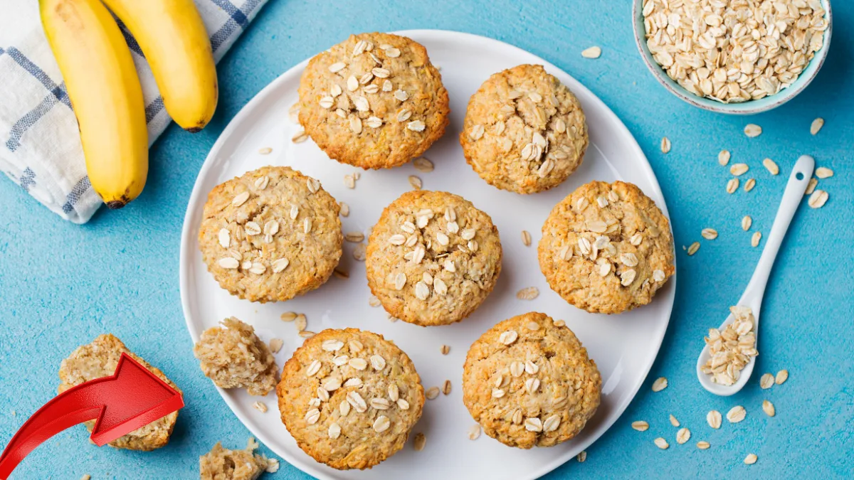 Bolo de Banana e Aveia Fit